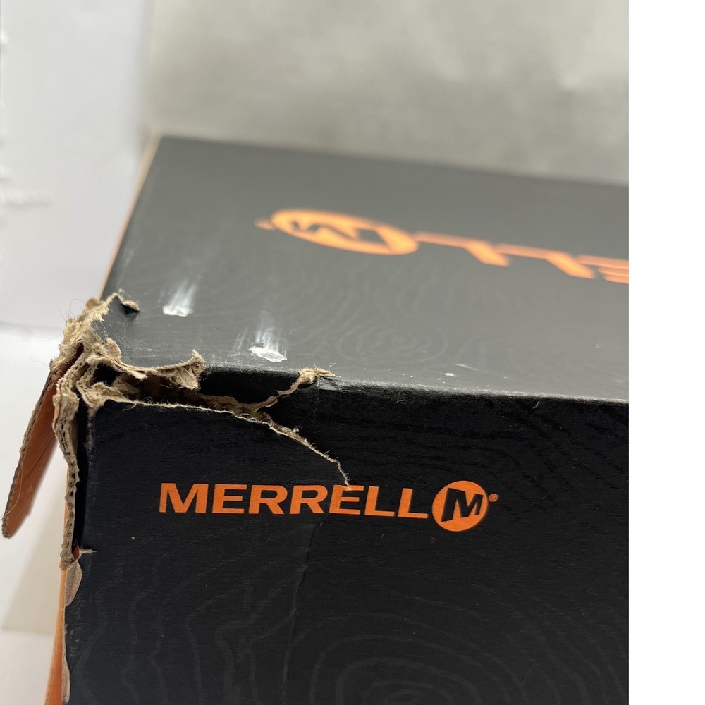 Merrell Alverstone Mid Waterproof‎ Hiking Boots Mens 14 Brown Black J50829 - Picture 10 of 11